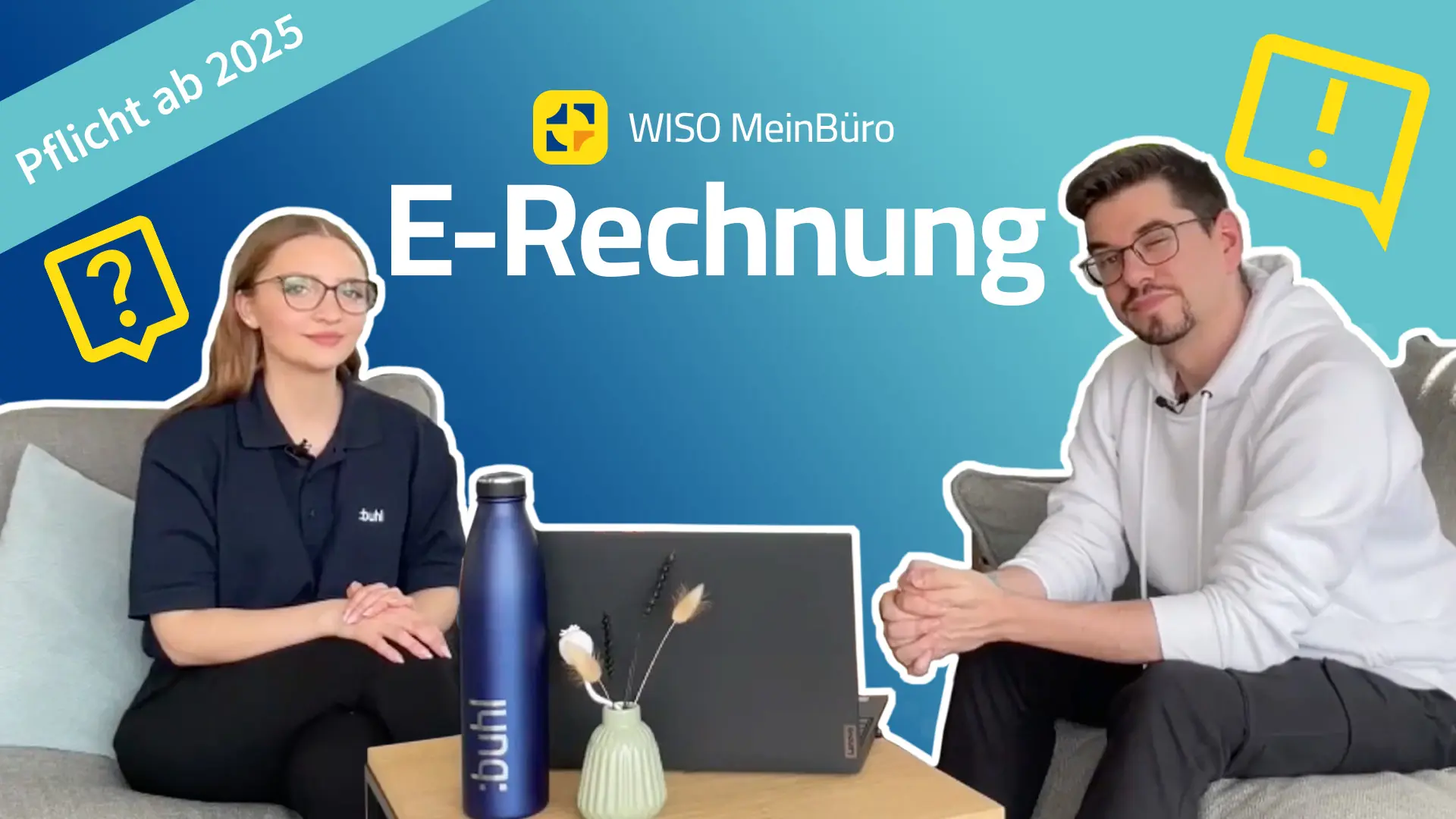 Unser WISO MeinBüro Experte beantwortet die wichtigsten Fragen zum Thema E-Rechnung.