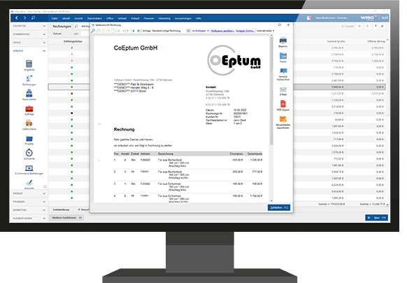 Rechnungen Schreiben | WISO MeinBüro