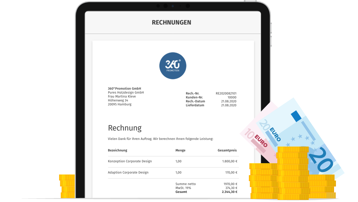 WISO MeinBüro (Online) Rechnungsprogramm - Buhl