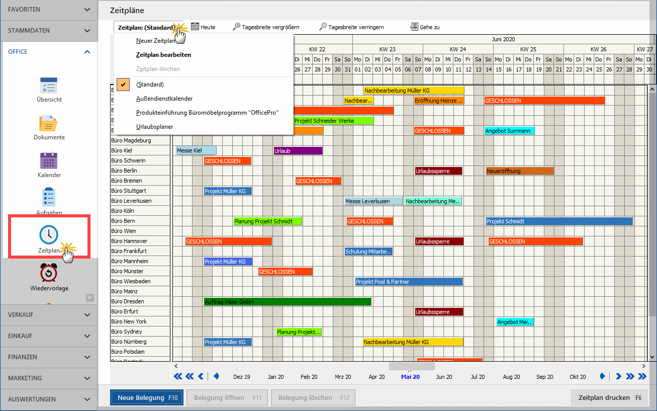 So starten Sie perfekt organisiert ins neue Jahr: Modul Projekte