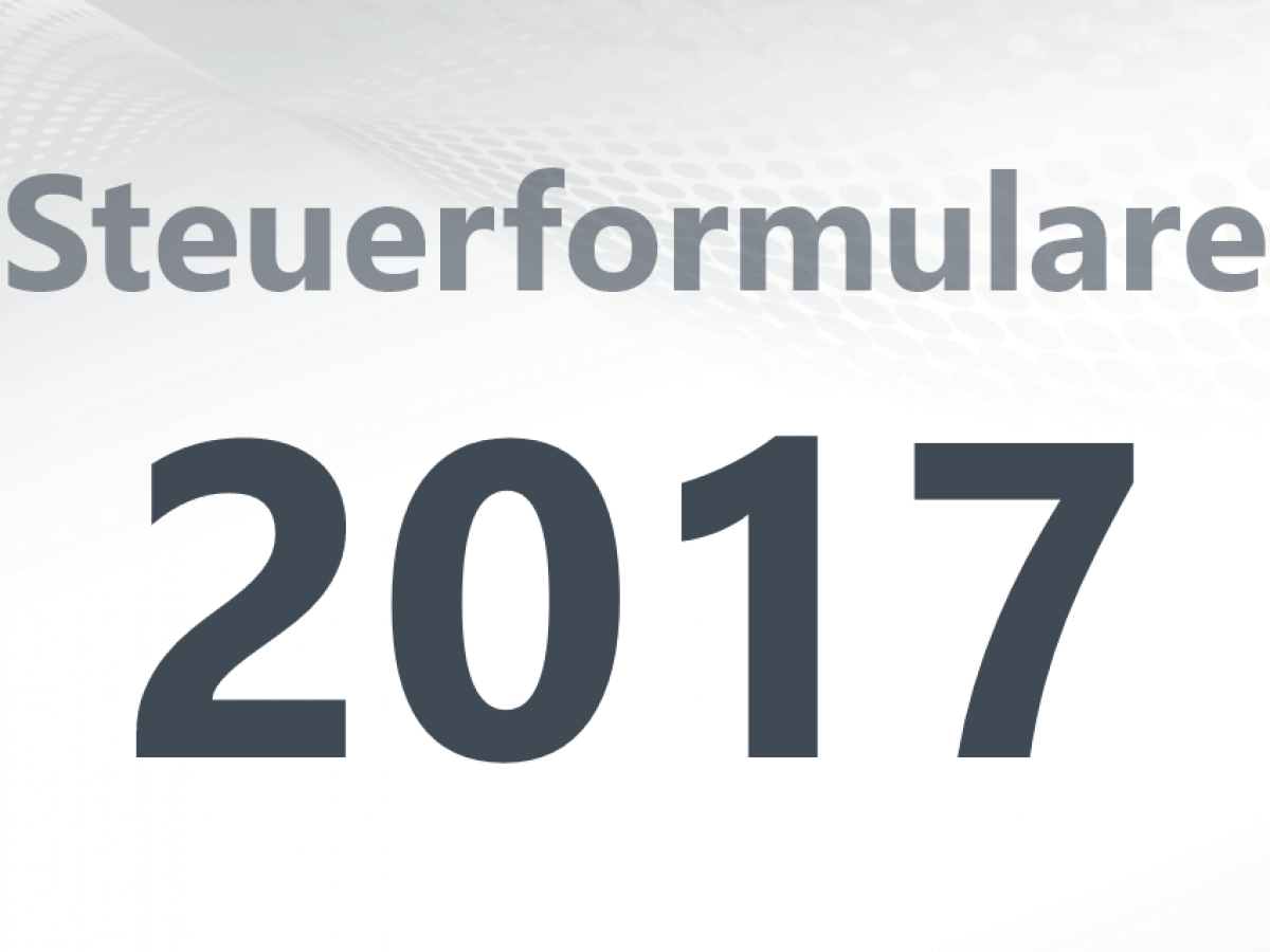 Steuerformulare 2017 Hier Alle Formulare Zum Download