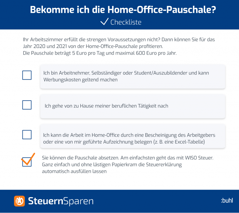 Home-Office-Pauschale? ️ 600 € mehr Steuer-Rückzahlung?